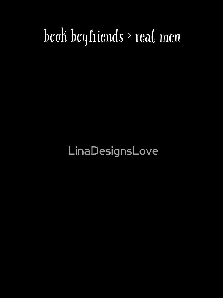 Book Boyfriends over Real Men by LinaDesignsLove T-Shirts, Hoodie, Sweatshirt | BlankRebels.com (Image 3)