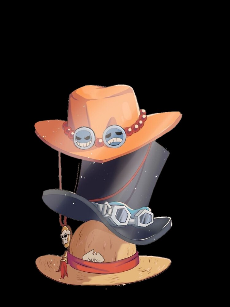 Three Legends – Ace, Sabo & Luffy Tribute Hats by VibesNunes.desigs