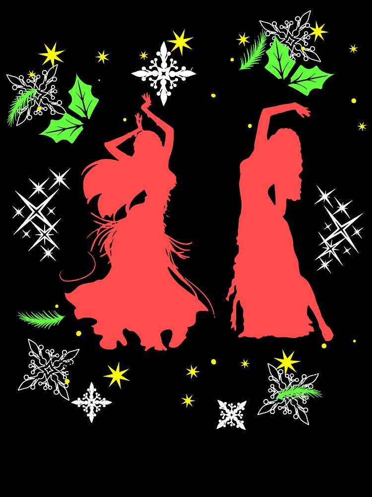 Belly Dancing - Belly Dancing Christmas by UnknownArtistt T-Shirts, Hoodie, Sweatshirt | BlankRebels.com (Image 3)