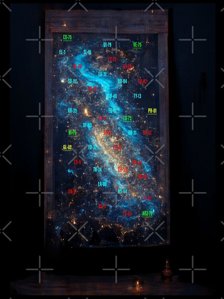 Planet Warz - Galaxy World Map "Milky Way" (Location Edition) by Brazz Official T-Shirts, Hoodie, Sweatshirt (Image 3)
