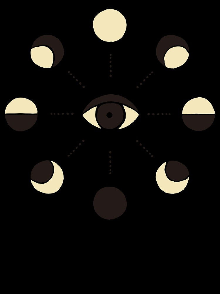 Mystic Eye And The Moon Phases by PandaSoul T-Shirts, Hoodie, Sweatshirt | BlankRebels.com (Image 3)