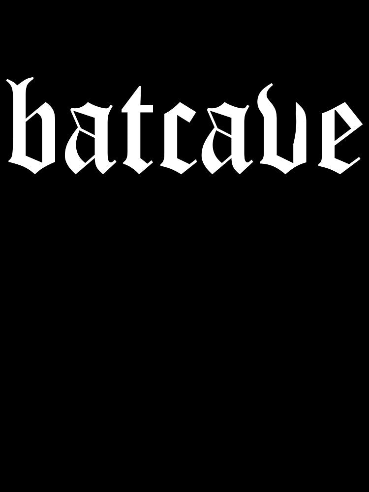 Batcave Gothic Typography – Tribute to the 1980s Goth Club Scene by simpledarkwavewisdom