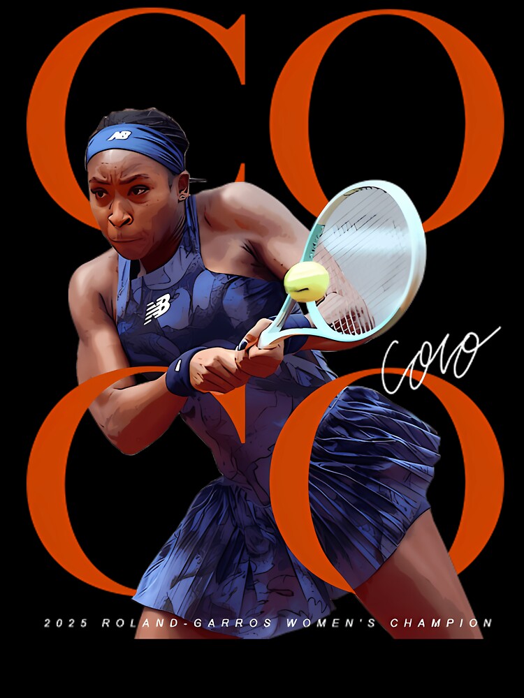 Coco Gauff by MDevoBecker T-Shirts, Hoodie, Sweatshirt | BlankRebels.com (Image 3)