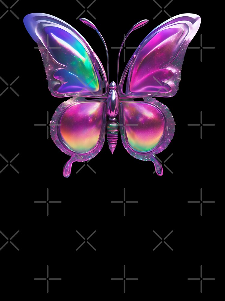 Neon Metallic Butterfly by Have Mercy T-Shirts, Hoodie, Sweatshirt | BlankRebels.com (Image 3)