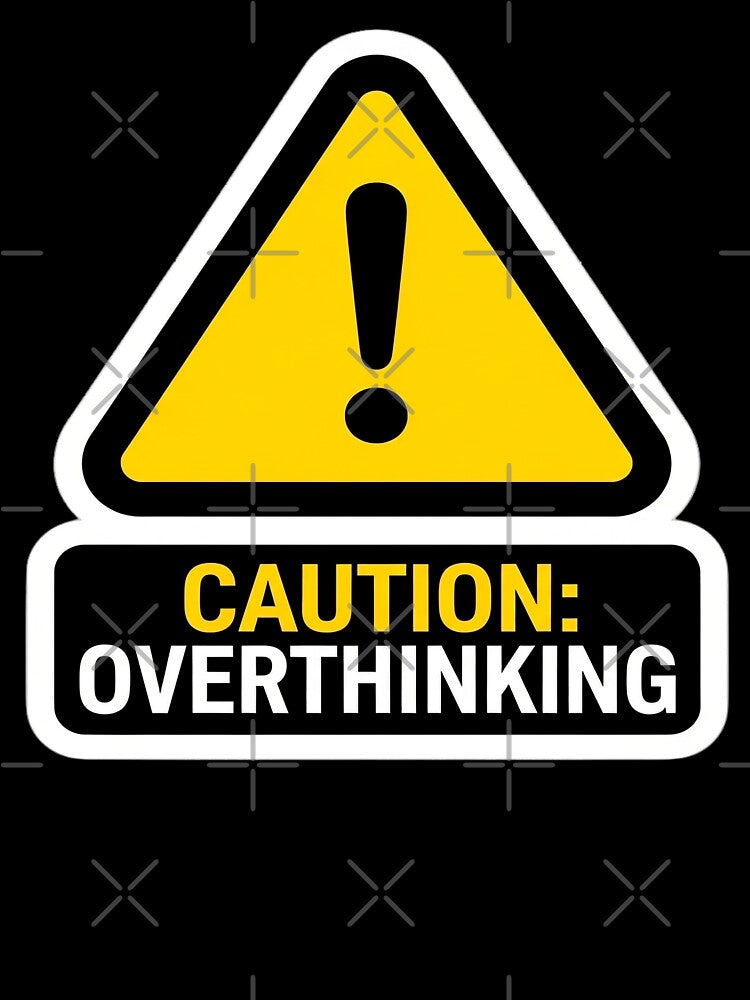 Caution Overthinking by Visual Dept. T-Shirts, Hoodie, Sweatshirt | BlankRebels.com (Image 3)
