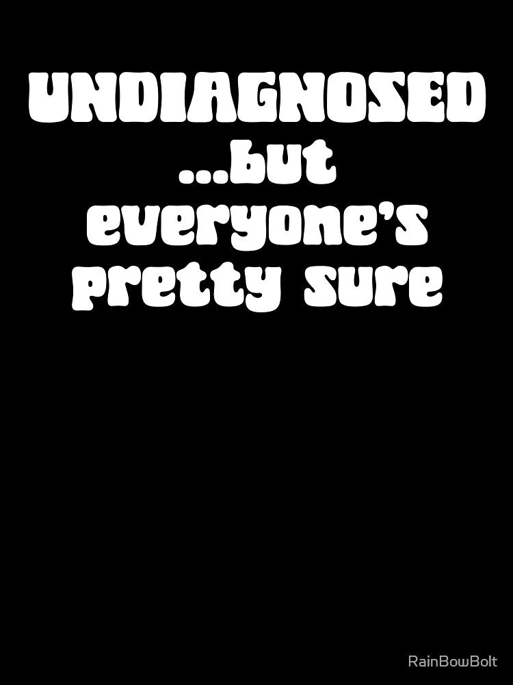 Neurodivergent Without a Diagnosis by Dopamine Glitch T-Shirts, Hoodie, Sweatshirt | BlankRebels.com (Image 3)