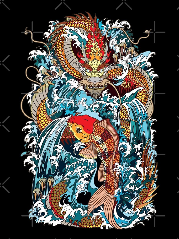 Japanese Aesthetic Dragon, tattoo design by Dadya T-Shirts, Hoodie, Sweatshirt | BlankRebels.com (Image 3)
