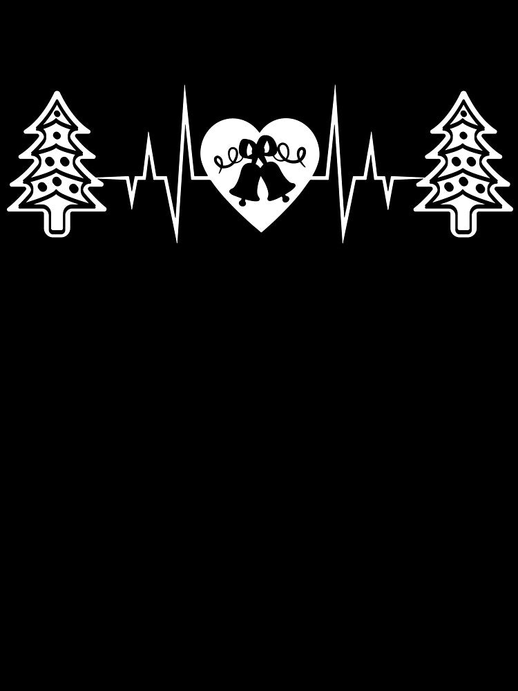 Christmas - Christmas Heartbeat by UnknownArtistt T-Shirts, Hoodie, Sweatshirt | BlankRebels.com (Image 3)