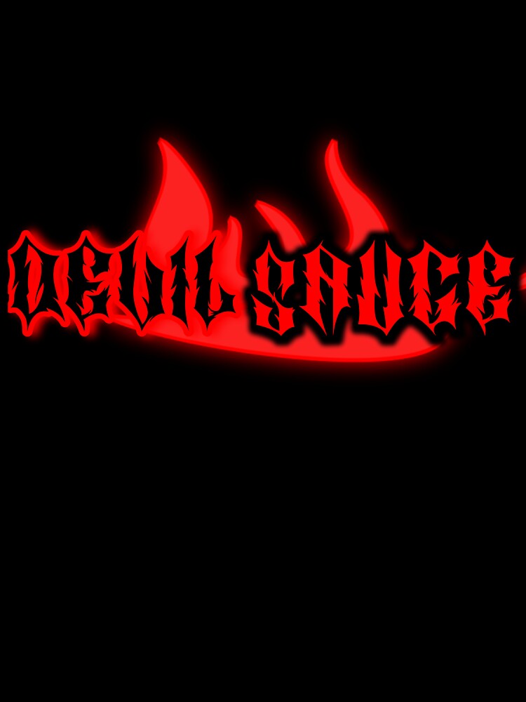 Devil sauce typography design by DelixStudio T-Shirts, Hoodie, Sweatshirt | BlankRebels.com (Image 3)