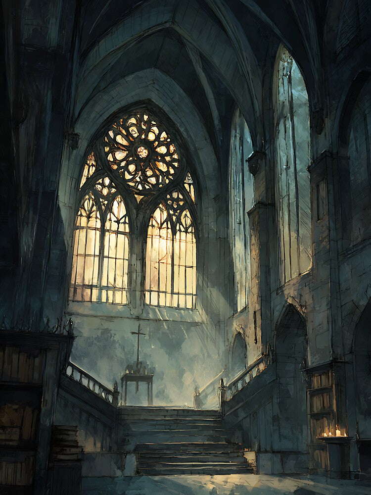Moody Dark Academia Gothic Architecture by bapupa T-Shirts, Hoodie, Sweatshirt | BlankRebels.com (Image 3)