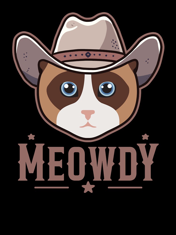 Snowshoe Cat Meowdy by Clara Hollins T-Shirts, Hoodie, Sweatshirt | BlankRebels.com (Image 3)