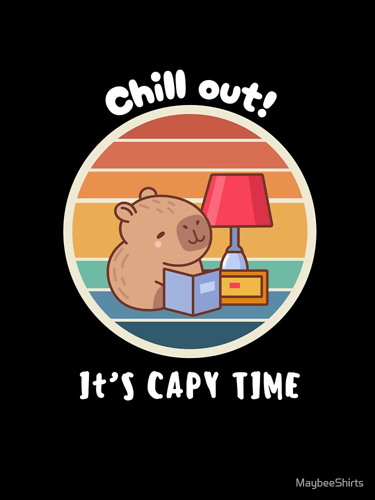 Chill Out Book – Cozy Capybara T-Shirts, Hoodie, Sweatshirt