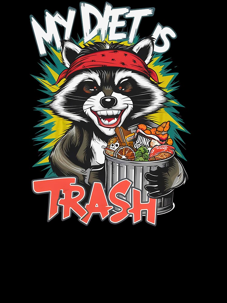 Trash Can Raccoon by TheCatmeow2000 T-Shirts, Hoodie, Sweatshirt | BlankRebels.com (Image 3)