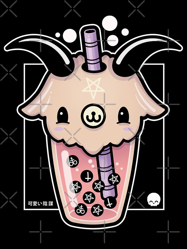 Baphomet Boba Buddies Kawaii Krypt T-Shirts, Hoodie, Sweatshirt