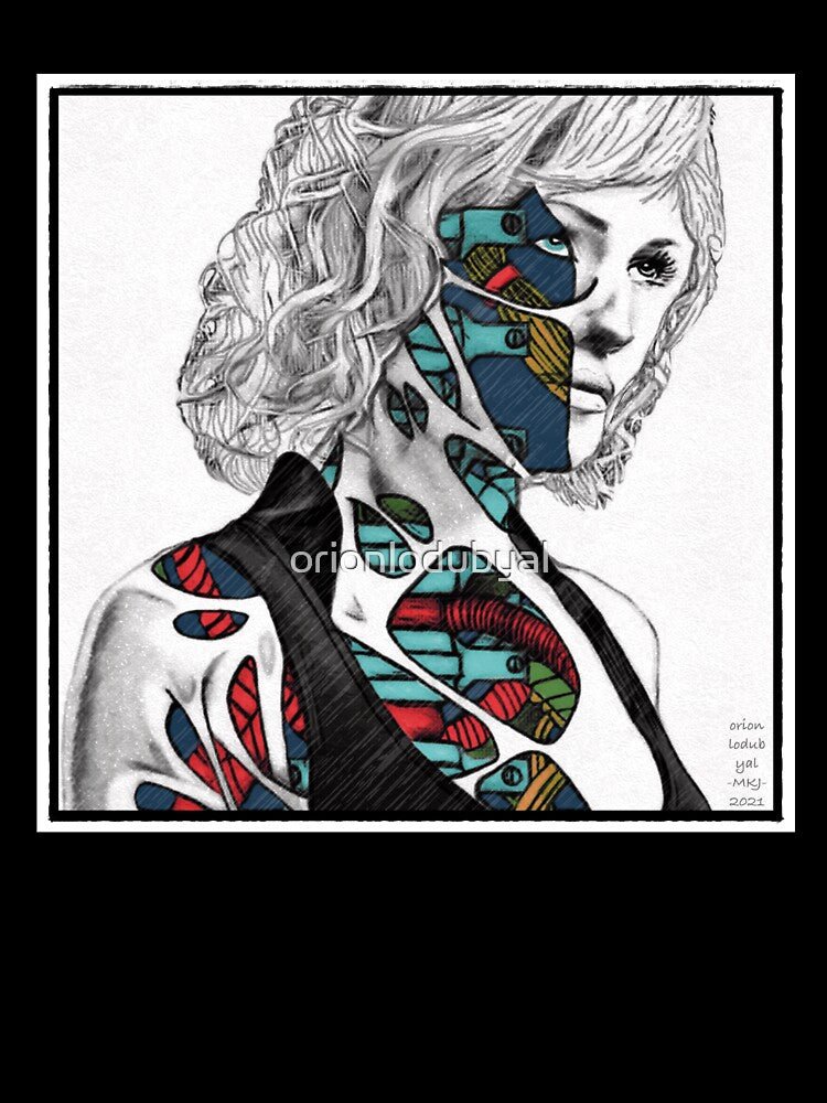 Blonde Cyborg Surreal by orionlodubyal T-Shirts, Hoodie, Sweatshirt | BlankRebels.com (Image 3)