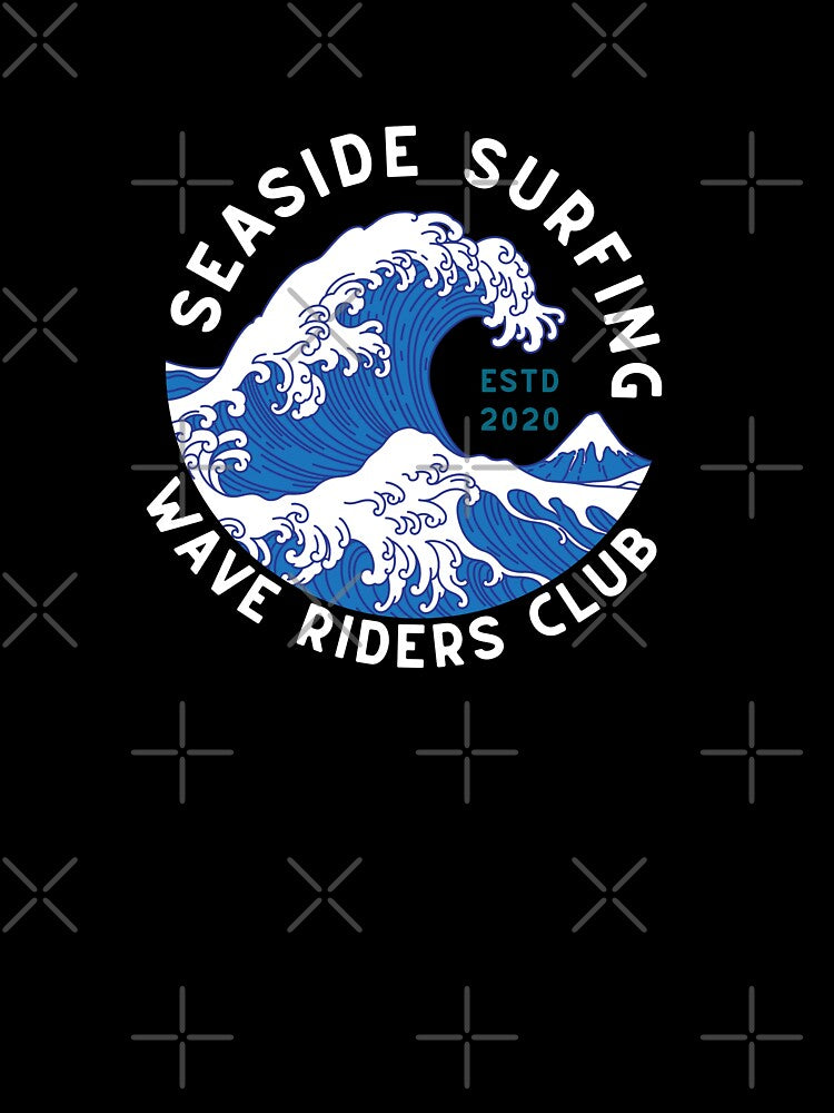 Vintage Art Seaside Surfing Wave Riders Club by FrescoNat T-Shirts, Hoodie, Sweatshirt | BlankRebels.com (Image 3)