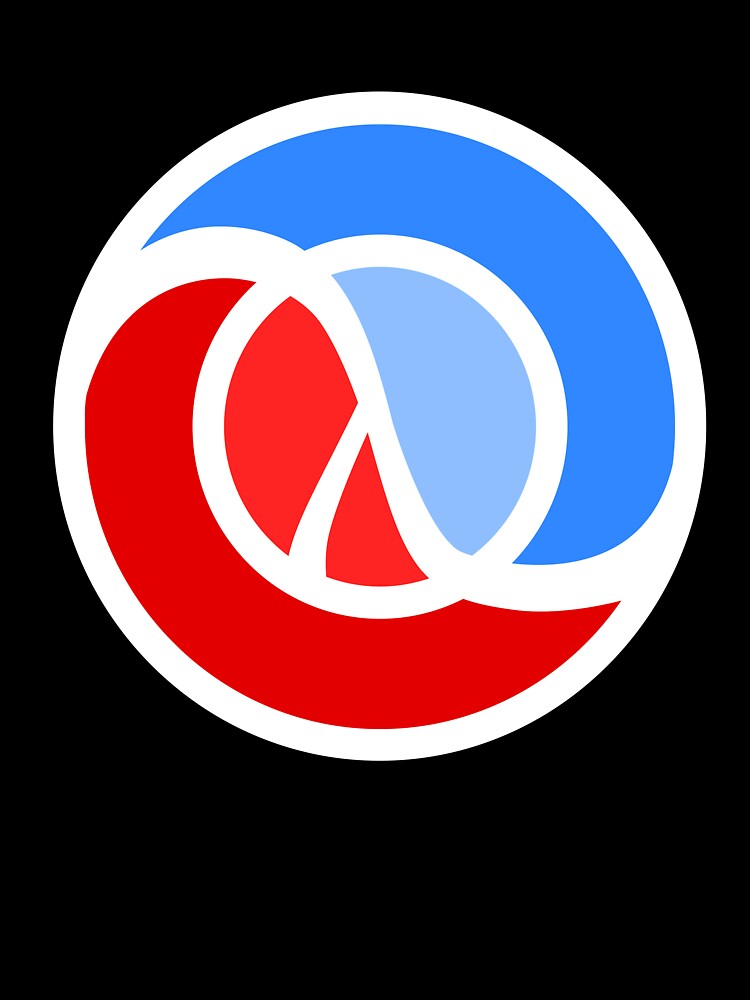 Clojure Language Red & Blue Logo T-Shirt by Rainwater Merch Hoodie, Sweatshirt | BlankRebels.com (Image 3)