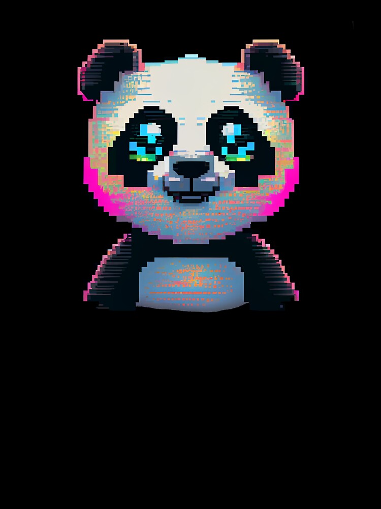 Cute little panda. by Pixelarium