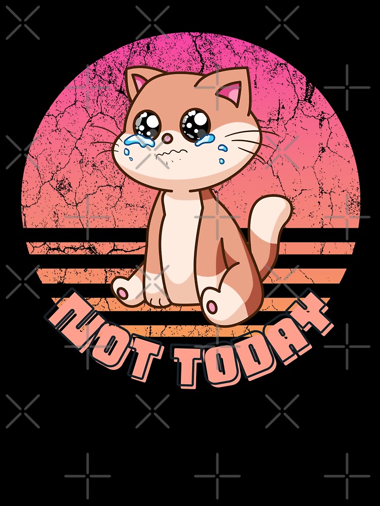 Sad Cat In Grunge by tnwbank T-Shirts, Hoodie, Sweatshirt | BlankRebels.com (Image 3)