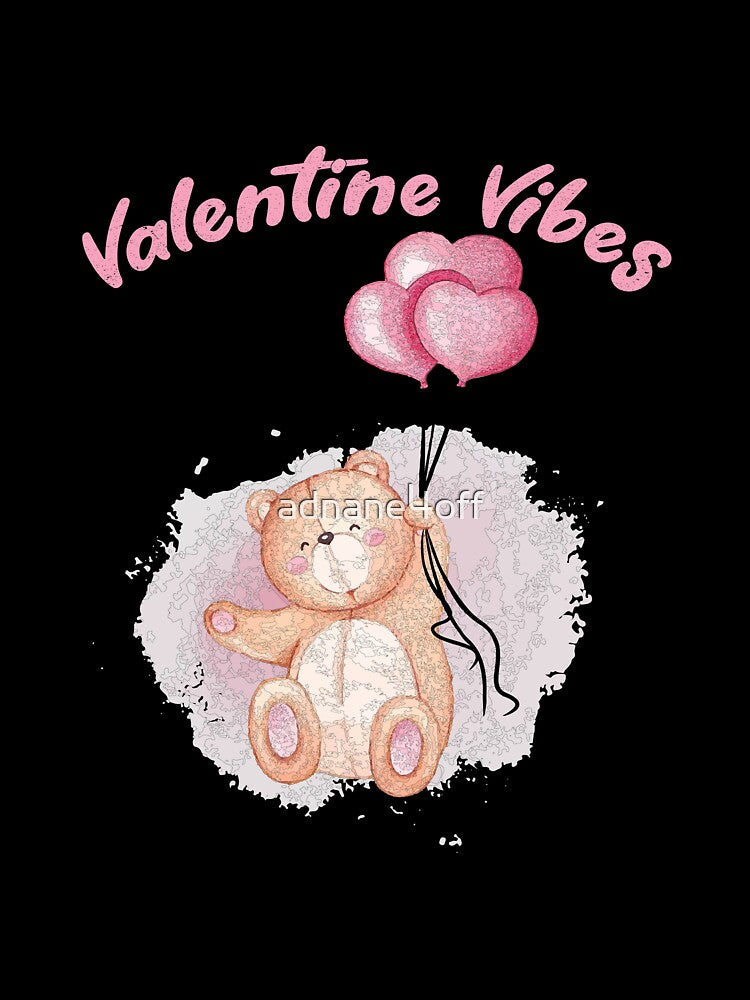 valentine vibes, funny valentine,cute valentine,unique valentine's day, valentine gift by adnane4off T-Shirts,... (Image 3)