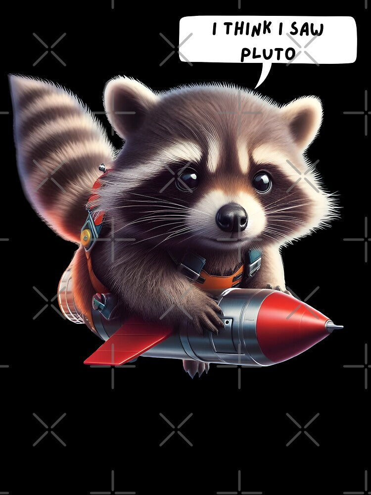 Rocket Raccoon’s Space Adventure - Whimsical Astronaut Design by Designowner T-Shirts, Hoodie, Sweatshirt (Image 3)