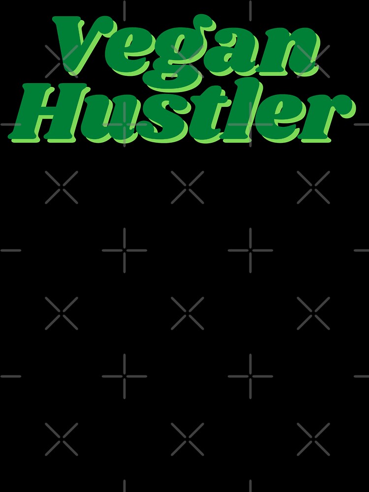 Vegan Hustler Retro Green Edition by Vegginitup T-Shirts, Hoodie, Sweatshirt | BlankRebels.com (Image 3)