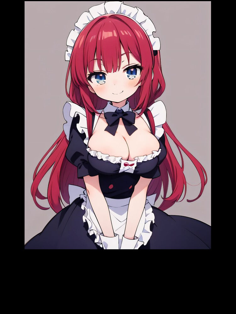 Red Hair Clean Maid Waifu by EnchantedAnime T-Shirts, Hoodie, Sweatshirt | BlankRebels.com (Image 3)