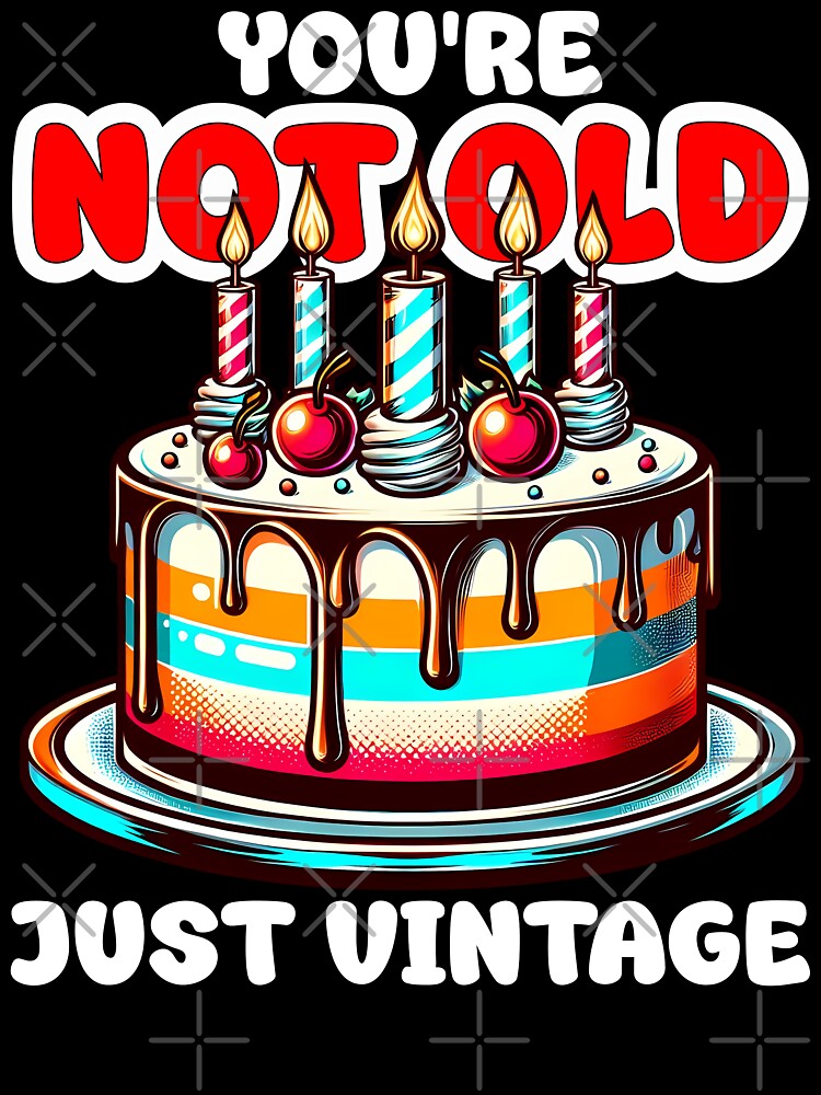YOU'RE NOT OLD, JUST VINTAGE - BIRTHDAY GIFT by KEF Custom T-Shirts, Hoodie, Sweatshirt | BlankRebels.com (Image 3)