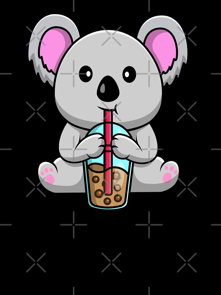 Bubble Tea Lover Cute kawaii koala by Artistusha T-Shirts, Hoodie, Sweatshirt | BlankRebels.com (Image 3)