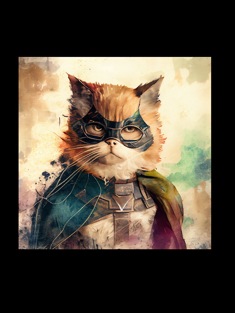 British Longhair Cat Superhero 2 by EmilyDayDreams T-Shirts, Hoodie, Sweatshirt | BlankRebels.com (Image 3)