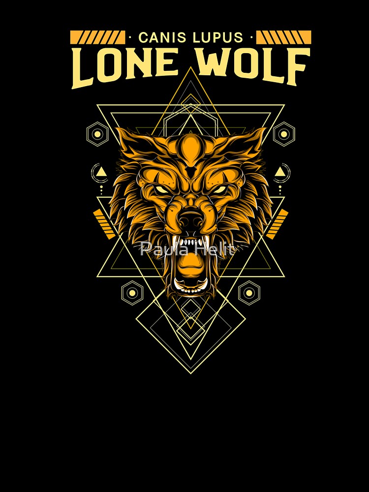 Lone Wolf Tattoo by Paula Helit T-Shirts, Hoodie, Sweatshirt | BlankRebels.com (Image 3)