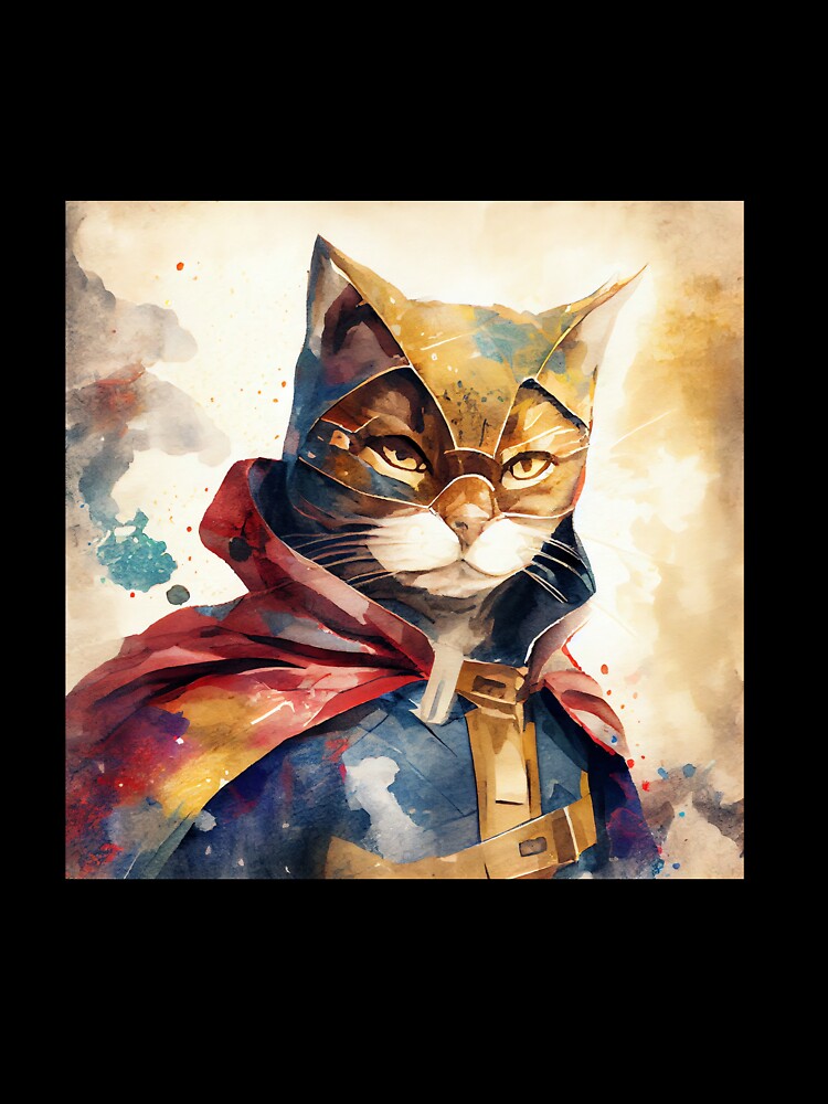 Tabby Cat Superhero by EmilyDayDreams T-Shirts, Hoodie, Sweatshirt | BlankRebels.com (Image 3)