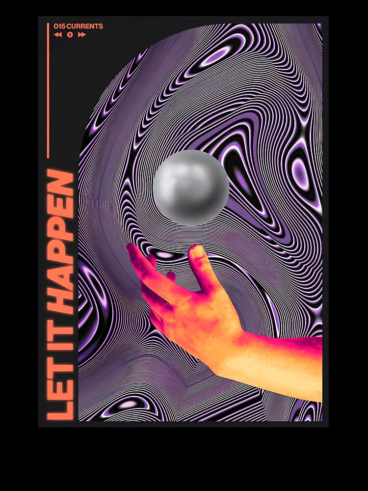 Band Psychedelic Rock Poster Let It Happen by HASSAN CAHCAH T-Shirts, Hoodie, Sweatshirt | BlankRebels.com (Image 3)