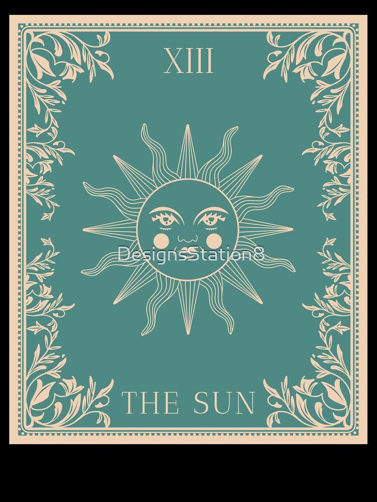 The Sun Tarot by DesignsStation8 T-Shirts, Hoodie, Sweatshirt | BlankRebels.com (Image 3)