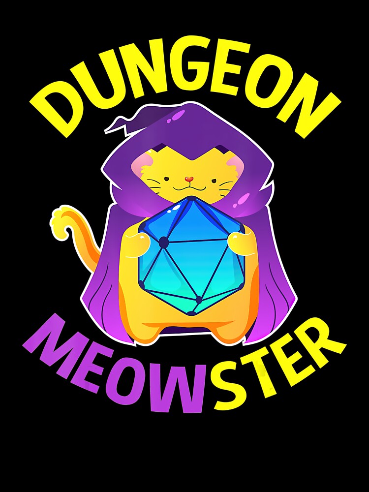 Dungeon T shirt Dragons and Cats Gifts for Men Women Kids by PhuongTran909 Hoodie, Sweatshirt | BlankRebels.com (Image 3)