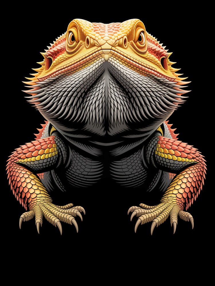 Bearded Dragon Design | Funny Reptile Lover Gift for Lizard Owners, Herp Fans & Exotic Pet by NeonRebellion... (Image 3)