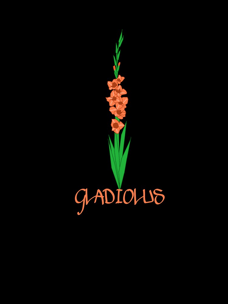 Gladiolus flower by Archanarts T-Shirts, Hoodie, Sweatshirt | BlankRebels.com (Image 3)
