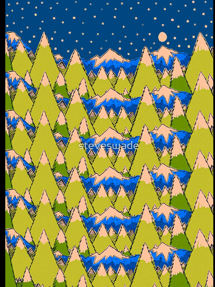Of mountains and forests by Swadeillustrations T-Shirts, Hoodie, Sweatshirt | BlankRebels.com (Image 3)