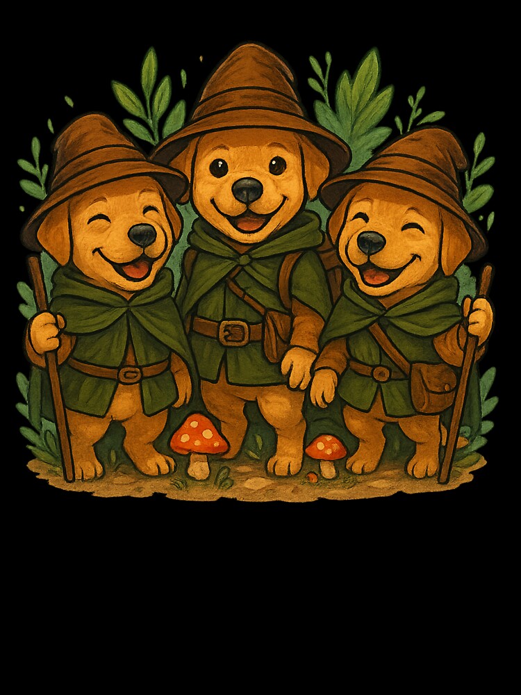 The Little Wizard Dogs of forest by Trendify-P T-Shirts, Hoodie, Sweatshirt | BlankRebels.com (Image 3)