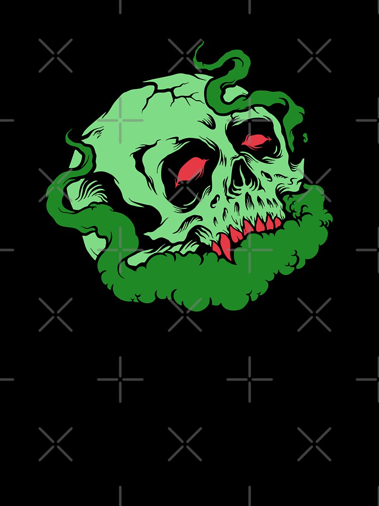 High Stoner Skull by JABG-01 T-Shirts, Hoodie, Sweatshirt | BlankRebels.com (Image 3)