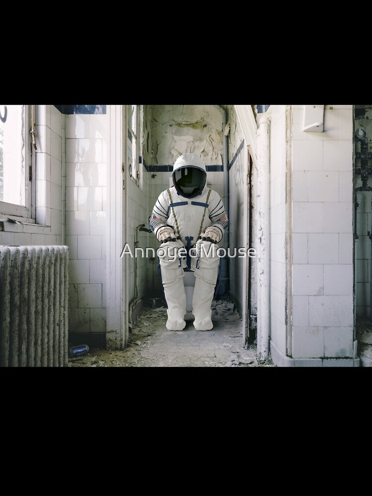 Astronaut in bathroom by AnnoyedMouse T-Shirts, Hoodie, Sweatshirt | BlankRebels.com (Image 3)