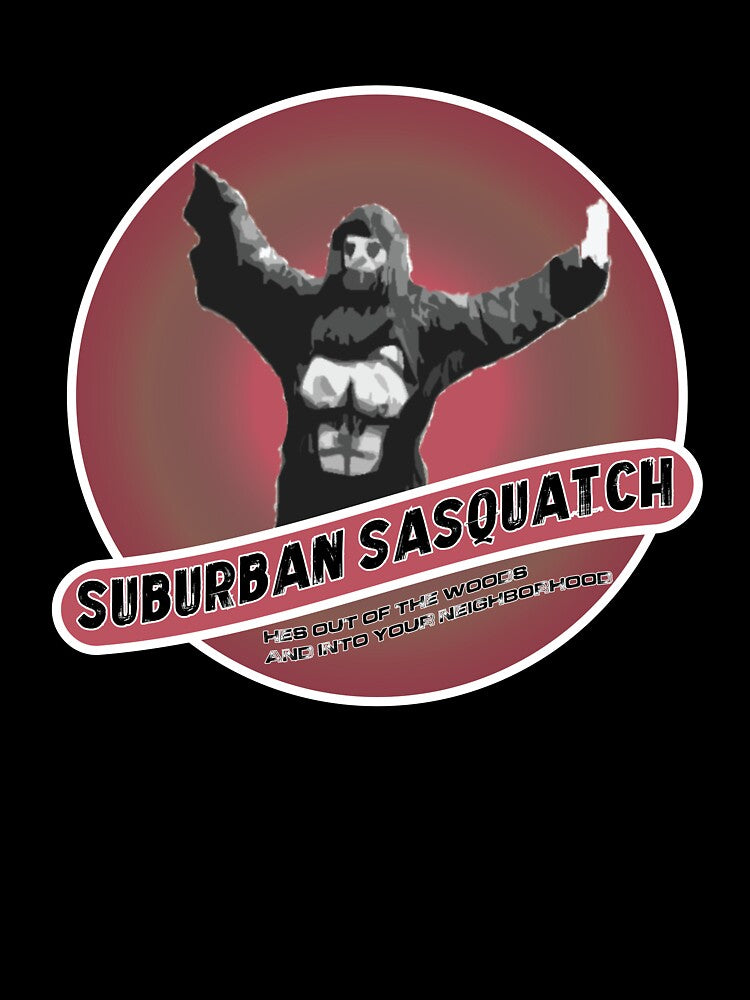 suburban sasquatch - B movie clean by nerdy-northern