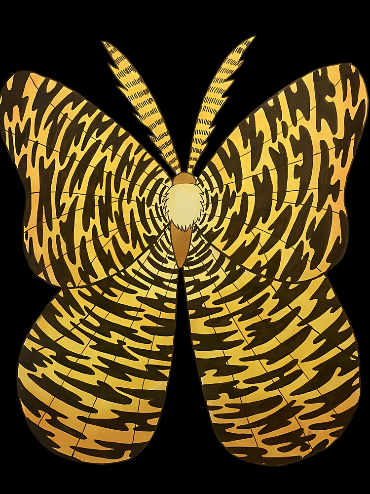 Yellow Moth Pattern by uzlvrlwwsux58 T-Shirts, Hoodie, Sweatshirt | BlankRebels.com (Image 3)