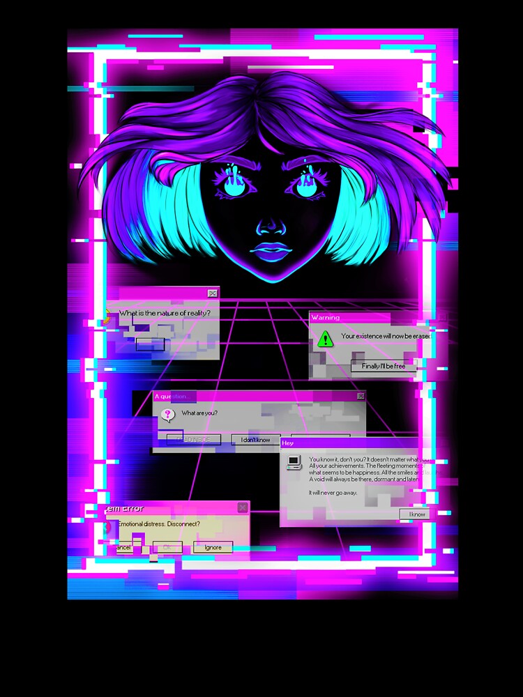 Emotional Glitch by Janamatrix by janamatrix T-Shirts, Hoodie, Sweatshirt | BlankRebels.com (Image 3)