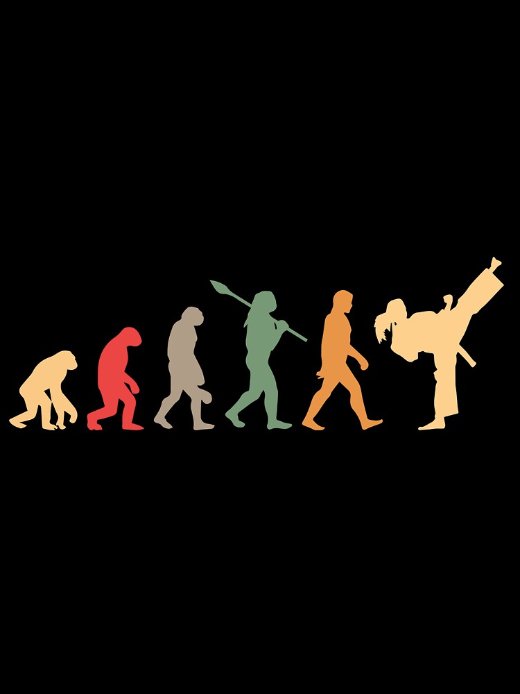 Karate evolution vintage by jentochicken T-Shirts, Hoodie, Sweatshirt | BlankRebels.com (Image 3)