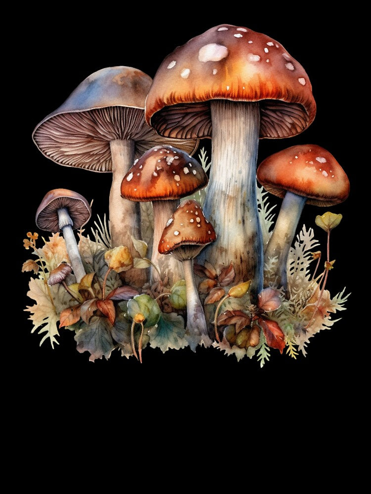Cottagecore Mushrooms by DeliriousHope T-Shirts, Hoodie, Sweatshirt | BlankRebels.com (Image 3)