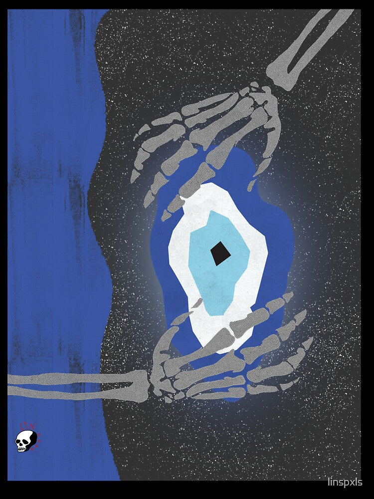 Evil Eye Skeleton by linspxls T-Shirts, Hoodie, Sweatshirt | BlankRebels.com (Image 3)