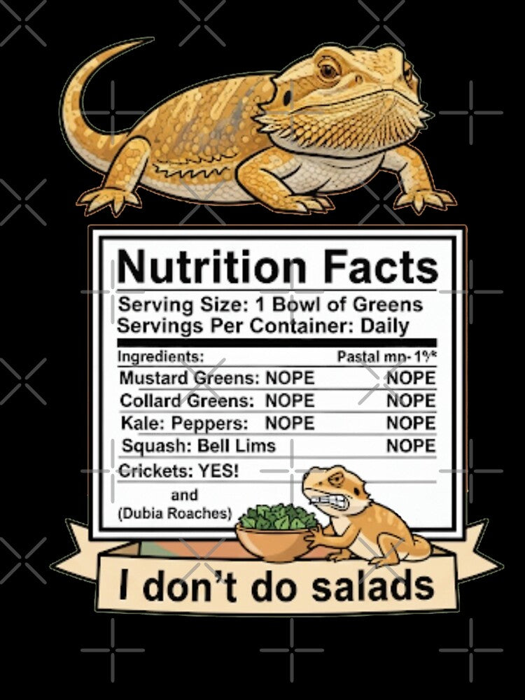 Bearded Dragon Nutritional Facts by PhansCustoms T-Shirts, Hoodie, Sweatshirt | BlankRebels.com (Image 3)