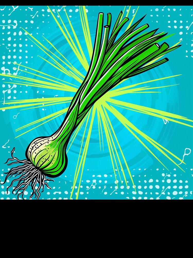Spring Onion Pop Art 2 by AstroRisq