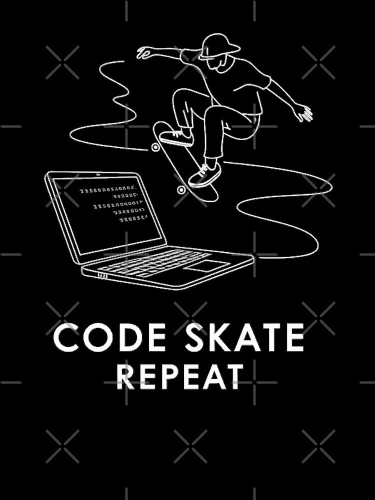 Code, Skate, Repeat by MagicWander T-Shirts, Hoodie, Sweatshirt | BlankRebels.com (Image 3)